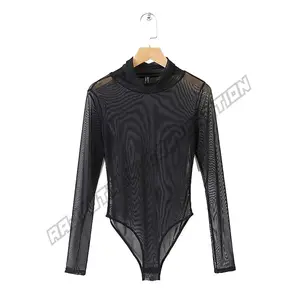 Sheer Mesh Dicetak Bodysuit Pakaian Renang Wanita/Gadis Seksi Bikini Pakaian Renang Bodysuit 3D Pencetakan Jumpsuits Kostum Cosplay