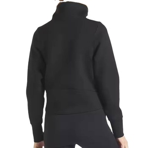 Sudadera Premium Extra Grande para Mujer con Media Cremallera, Forro Polar Cálido Elástico en 4 Direcciones, 400 Gsm, Invierno, Estampado Personalizado, Anti-Pilling, Manga Larga - Product Image 6