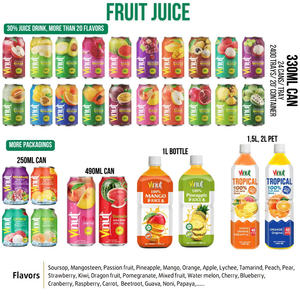 Produit chaud boisson de jus 250ml jus de fruit de corsop échantillon gratuit, fabrication de boissons Vietnam marque privée - Product Image 4