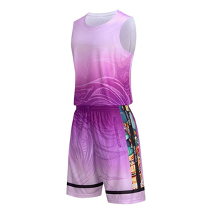 Vente en gros directe d'usine, nouveau modèle de maillot de basket-ball, logo personnalisé, dernière collection de vêtements de sport en polyester BSCI, impression par sublimation, différentes tailles - Product Image 1