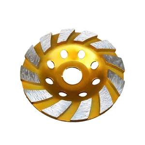 Disque abrasif diamant 125mm 5 pouces Logo OEM 12 segments grain 30 marbre granit époxy terrazzo haute longue durée de vie - Product Image 1