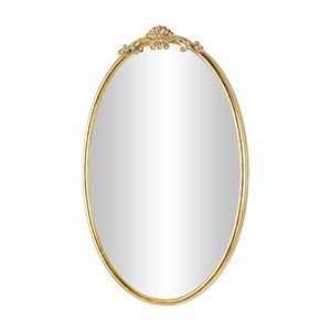 Elegante specchio da parete ovale oro conchiglia cresta Top <span class=keywords><strong>barocco</strong></span> vittoriano cornice decorativa specchio per vanità classico di lusso decorazione per la casa - Product Image 2