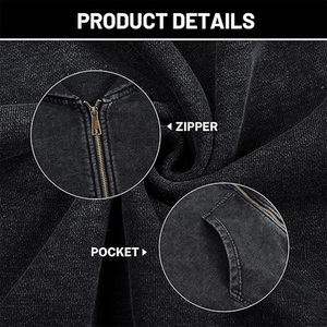 OEM Oversized Thick and Warm Hoodie for Winter Custom Printing Available for Streetwear Hip Hop Sportswear Breathable Feature - Product Image 4