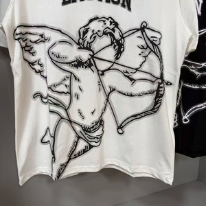 T-shirt d'été à manches courtes de haute qualité avec motif réfléchissant tendance pour homme - Product Image 6