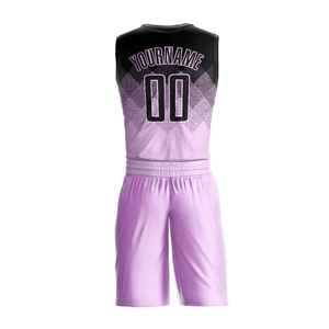 2025 uniformes de baloncesto reversibles personalizados transpirable 100% poliéster Jersey con Logo conjunto de talla grande - Product Image 3