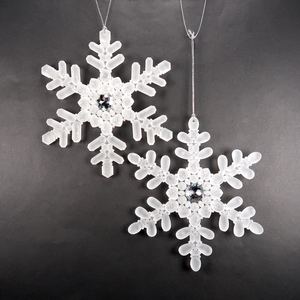 Christmas New Year Popular <b>Decoration</b> Frosty Acrylic <b>Frozen</b> Snowflake Ornament - Product Image 2