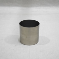 Pot à bougie vide de luxe 11 oz en nickel noir, le plus vendu, pour décoration de Noël, avec couvercle en métal argenté poli