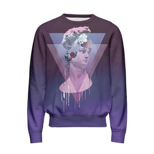 Venta al por mayor 100% algodón liso color personalizado nuevo estilo hombres sublimación sudadera sudaderas con capucha sostenible hombres sublimación sudadera - Product Image 1