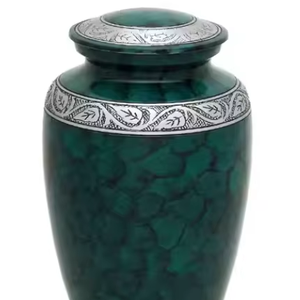 Urne funéraire en aluminium de haute qualité, best-seller, moderne, digne, fabriquée à la main, durable, grande capacité - Product Image 1