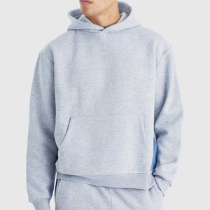 Conjunto de Dos Piezas para Hombre con Capucha para Invierno, Tejido Transpirable de Secado Rápido, Cintura Elástica, Bolsillos Laterales Ligeros, Estilo Casual - Product Image 3