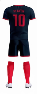ชุดฟุตบอลคุณภาพสูงสุด 100% โพลีเอสเตอร์ เป็นมิตรกับสิ่งแวดล้อม ชุดฝึกซ้อม เสื้อฟุตบอล ชุดกีฬา ขายดี - Product Image 2