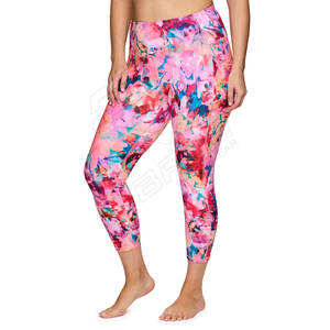 Mallas de verano transpirables personalizadas de alta calidad para mujer con tela de malla elástica de cintura alta - Product Image 3