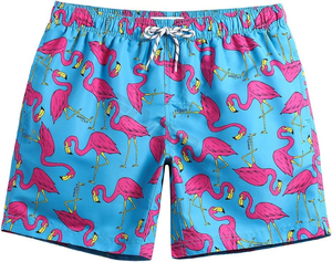 2024 Custom <b>Men's</b> Slim Fit Classic Swim Shorts Eco-Friendly Woolen <b>Trunks</b> with Graphic Print - Product Image 1
