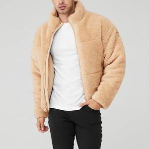 Chaqueta de Forro Polar Grueso con Cremallera para Hombre, Corte Holgado, Chaqueta de Invierno con Cremallera y Forro Sherpa - Product Image 1