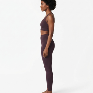 Ensemble de yoga 2 pièces OEM pour femme – Haut respirant dos nageur et leggings – Tenue de sport, course, fitness, gym – Ensembles pour femme - Product Image 5