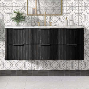 Buffets modernes en bois de qualité supérieure Ensemble de meubles et armoires prêts à être assemblés Salle de bains pour l'exportation Rangement pour hôtel et appartement - Product Image 5