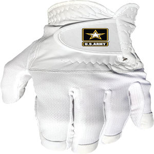 Guante de golf de cuero Cabretta con logotipo personalizado de gran oferta, Color blanco suave para deportes, precio bajo, venta al por mayor - Product Image 1