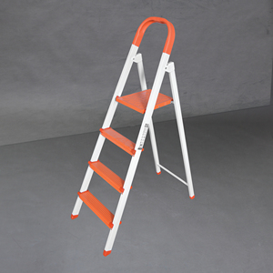 Échelle pliante en métal colorée Rita au design moderne, avec verrouillage automatique, isolation, capacité de charge de 150 kg, pour extérieur, appartement, extérieur de la maison - Product Image 2