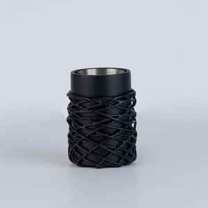 Brûleur à Bakhoor en bois et métal, Mabkhara islamique moderne, fait main, décoration du Ramadan - Product Image 2