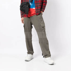 กางเกงคาร์โก้ของผู้ชายเอวผ้าใบระบายอากาศได้ดีสไตล์ลำลอง - Product Image 2