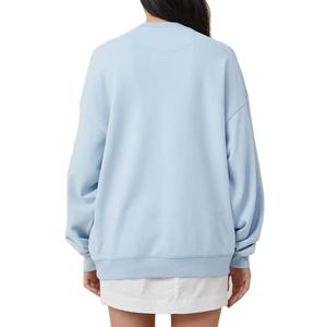 Sudadera holgada informal con logotipo personalizado para Otoño e Invierno para mujer, Sudadera de cuello redondo de gran tamaño con estampado de farol a la moda - Product Image 3