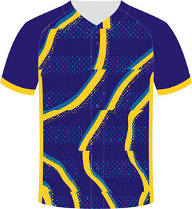 Derniers maillots personnalisés de baseball quantité minimale de commande bas maillots de baseball et de softball nouveau design uniforme avec technique de sublimation par impression de pantalons - Product Image 1