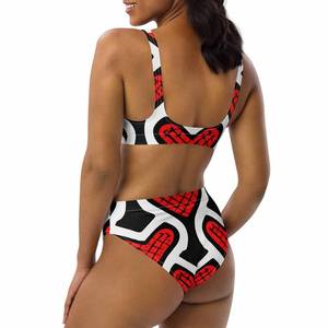 Ensemble deux pièces pour femmes, produit entièrement personnalisé, meilleur matériau fabriqué à la main, prix de gros, ensemble bikini de plage d'été - Product Image 6