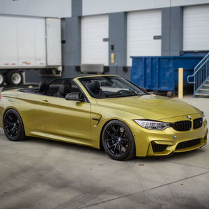BMW M4 Convertible Turbo de 6 Cilindros, Año 2016, Usado en Buen Estado, Color Amarillo Austin Metalizado, con Múltiples Modificaciones - Product Image 1