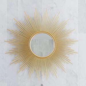 Hermoso Marco de espejo de ratán de diseño vintage bohemio, espejo de pared hecho a mano con detalle intrincado tejido a mano - Product Image 1