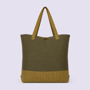 MAC Canvas Tote <b>Bag</b> with Custom Heat Transfer Printing Large Size Snap Closure Shoulder Length Cotton Handles - Product Image 1