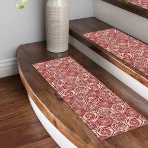 Tapis ethnique imprimé - Tapis moderne au design Kilim - Tapis floral pour chambre d'enfant - Product Image 2