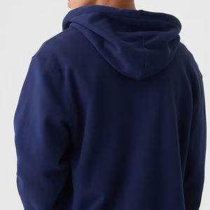Wholesale Rate Men Zip Up <b>Hoodie</b> With Fleece Material Durable <b>Stitching</b> With Custom Logo Designing Casual Wear With Drawstrings - Product Image 5