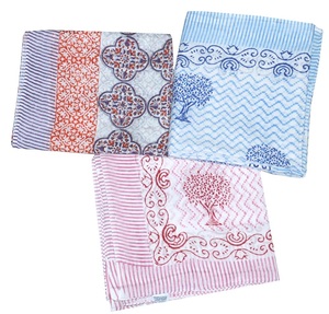 Pareos de mujer 100% algodón Floral Kalamkari Batik indio estampado de bloque de mano traje de baño pareos y pareos estampado Floral al por mayor - Product Image 1