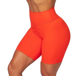 Fournisseur d'usine Shorts de sport de yoga pour femmes, shorts de yoga d'entraînement de taille haute de fitness - Product Image 1