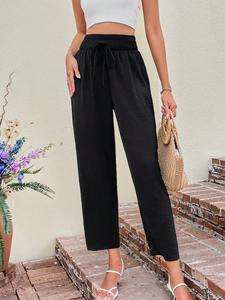 High Quality <b>Women</b> Cotton <b>Fleece</b> Pants OEM Private Label Joggers Comfortable Fit Sweat <b>Trousers</b> - Product Image 6