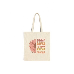 Nouveautés 2024 polyvalent blanc Durable sac ergonomique pour femmes coton couleur unie Eco sac à provisions dames réutilisable fourre-tout sacs - Product Image 6
