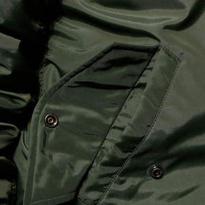 Blouson aviateur décontracté pour homme, nouveau style, col montant, collection hiver, imperméable, réversible, tissu peigné, extérieur - Product Image 3