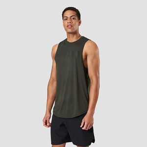 OEM Custom New Design Men's Gym <b>Vest</b> / Gym Tank Top Wholesale Bodybuilding 100% Cotton Tank Top - Product Image 4