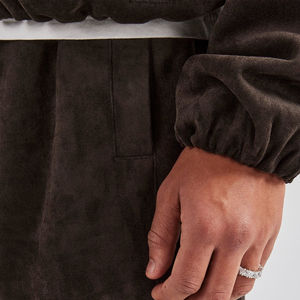 Ensemble deux pièces personnalisé vintage : sweat à capuche et pantalon de jogging, imprimé DTG, coupe évasée, effet délavé soleil et décoloration acide, survêtement pour homme - Product Image 6