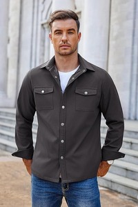 Moda 2025, camisas con botones para hombre, camisetas informales con estampado a cuadros, Camisetas Básicas de manga larga, ropa de primavera para vacaciones en la playa, ropa de calle - Product Image 3