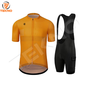 ชุดเครื่องแบบขี่จักรยานผ้าระบายอากาศน้ำหนักเบาออกแบบได้ตามต้องการเหมาะสำหรับทีมผู้ใหญ่ชุดปั่นจักรยานสำหรับผู้ชายที่มีลายพิมพ์แบบระเหิด - Product Image 6