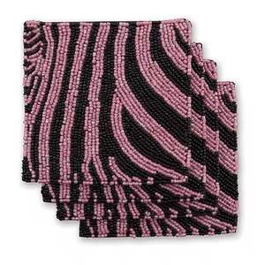 Sous-verres en perles artisanales écologiques personnalisables pour restaurant, utilisation promotionnelle, taille disponible, couleur - Product Image 1