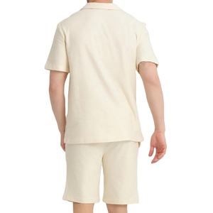 Latest <b>Design</b> <b>Men</b> Oversized Button <b>T</b> <b>Shirt</b> <b>Shorts</b> <b>Sets</b> 100% Cotton Fleece Breathable Clothing Manufacture <b>Men</b> <b>Short</b> <b>Sets</b> For <b>Men</b> - Product Image 2