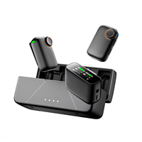 Microfono Lavalier Wireless con Riduzione Intelligente del Rumore, Microfono a Clip Universale per Telefono, Laptop, YouTube, TikTok, Streaming Live