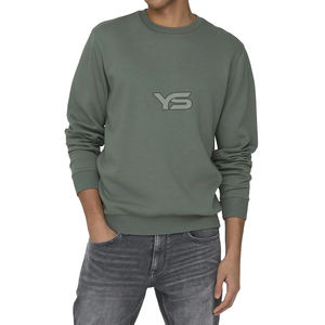 Sweat-shirt d'hiver pour hommes 100% coton teint en plaine avec impression numérique et sérigraphie Motif solide Méthode de tissage non tissé - Product Image 6