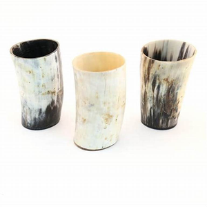 Verre personnalisé de haute qualité Buffalo corne naturelle gobelet bière corne à boire verre gobelet à boire verre à vin blanc - Product Image 3