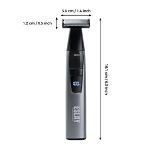 Recortadora Íntima Masculina 3 en 1 Recargable por USB C, Cuchillas de Precisión, Afeitadora Corporal para Barba y Cabello en Áreas Sensibles - Product Image 1