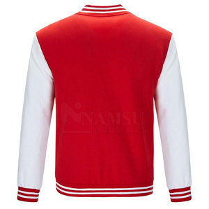 Vestes de style universitaire en laine d'hiver personnalisées avec logo imprimé 2023 pour hommes, emballées individuellement, taille XL, haute qualité, service OEM - Product Image 3