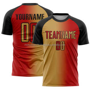 Conjunto de Camisetas de Fútbol Personalizables con Logotipo Frontal 100% Poliéster para Jugadores de Fútbol, Manga Corta, Secado Rápido y Transpirable - Product Image 5