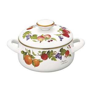 Fuji Enamel Fruit Collection II 18cm Two-Handled <b>Dinnerware</b> Pot Handcrafted in Japan - Product Image 1
